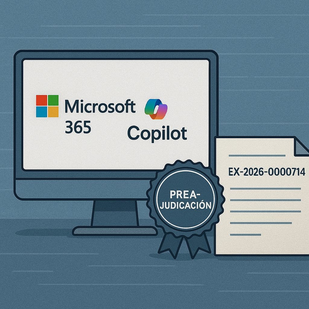 ERAS: Preadjudicación de 100 licencias Microsoft 365 con Copilot (22/08/2026)