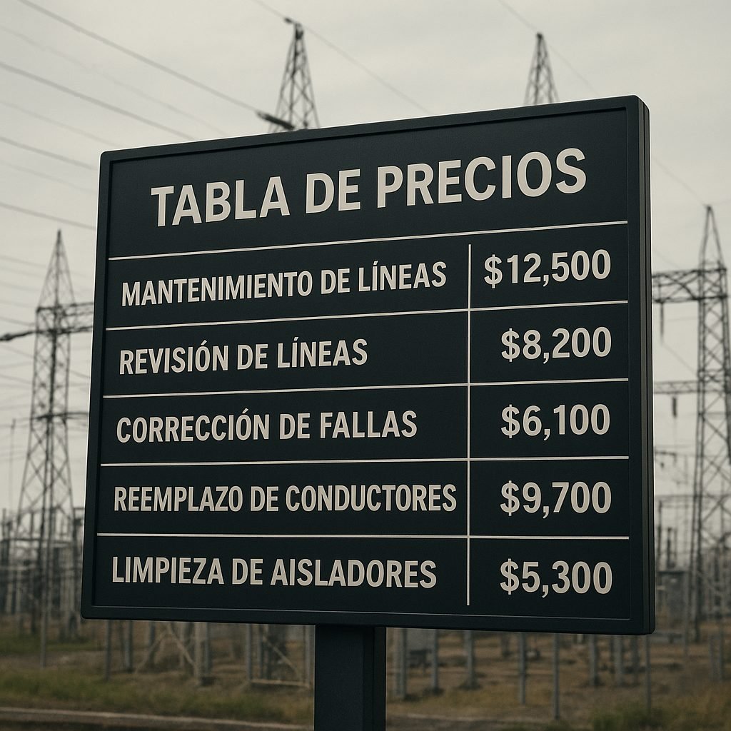 Precios de Ítems Base IIBB - Mantenimiento de Líneas y Poda (05/2026–07/2026) (23/08/2026)