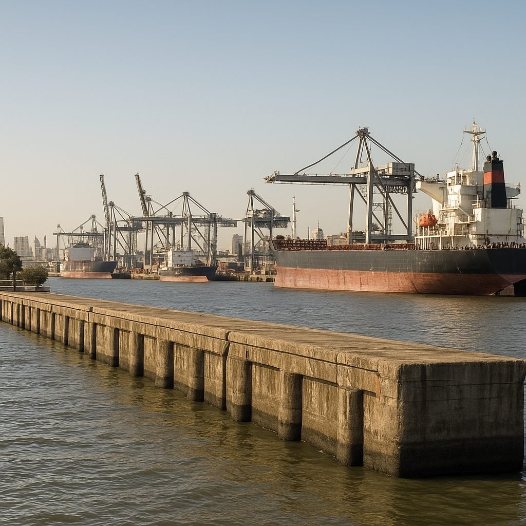 Licitación de la Escollera Este del Puerto de Buenos Aires, preadjudicada (27/08/2026)