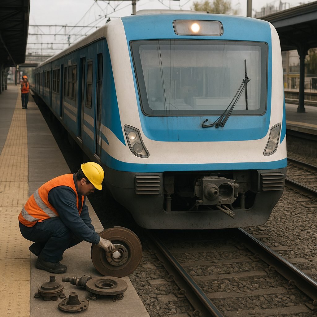 Avanza la llegada de repuestos para los frenos de los trenes eléctricos del AMBA (29/08/2026)