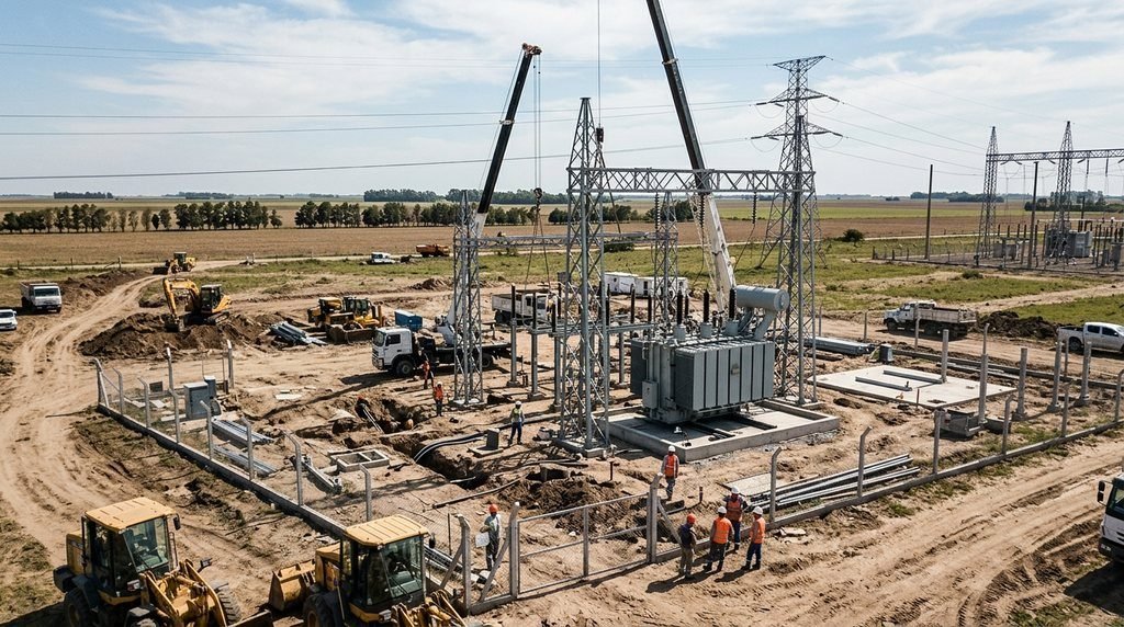 El Trébol: formalizaron el inicio de una nueva estación transformadora de 80 MVA (10/09/2026)