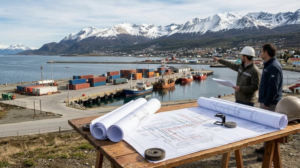 AGP licita obras para ampliar la red eléctrica y proveer agua en el Puerto de Ushuaia (28/09/2026)